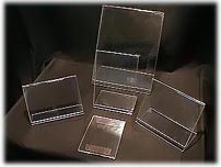 Clear Acrylic Wall Hanging, T-Style, Standing Picture Frames